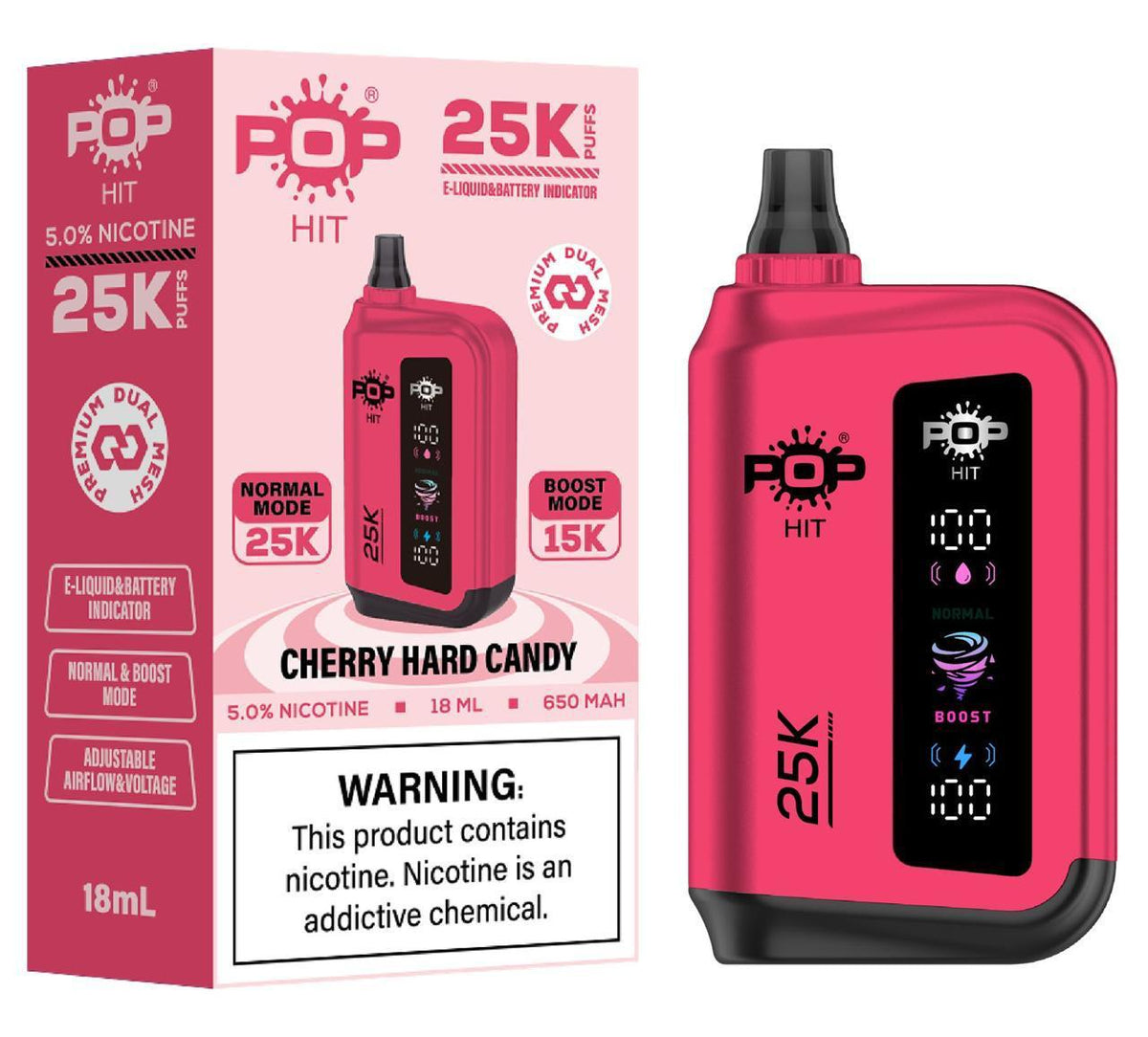 Pophit 25000 Puff 5% - Disposable Vape