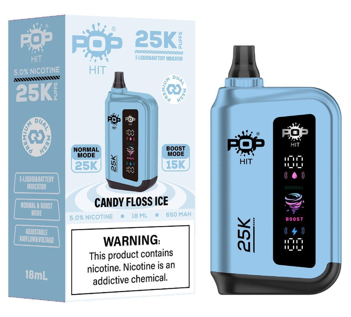 Pophit 25000 Puff 5% - Disposable Vape