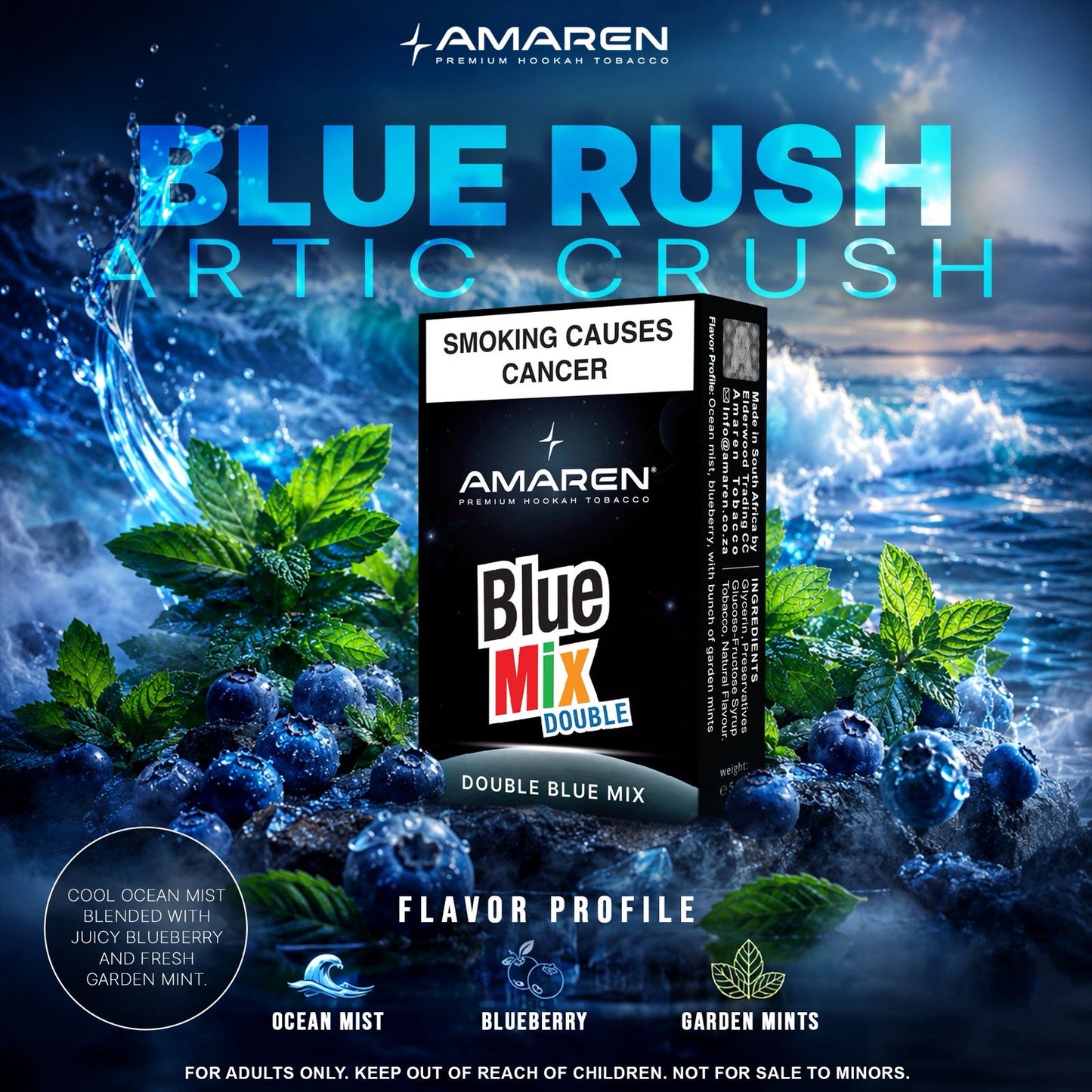 Amaren Premium Hookah Tobacco 50g